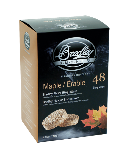 Maple Bisquettes for Bradley Smokers